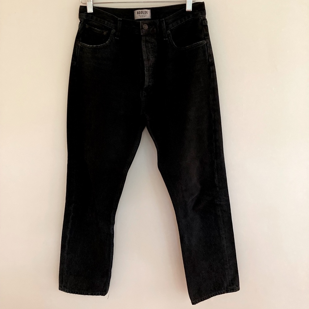 Riley High Rise Straight Crop